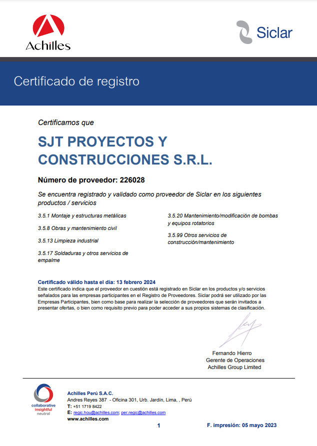 Certifique